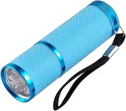 pedkit Mini Flash Light for LED UV Gel Curing Lamp Light Handheld Nail Dryer Nail Flashlight 9 LEDs 395nm UV Flashlights Detector for Facial