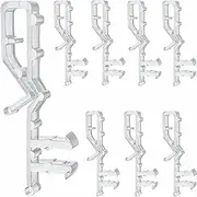 2 inch Hidden Channel Valance Clips for Horizontal Wood Mini Blinds from Shade - 10 Pieces