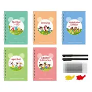 Reusable Grooved Writing Exercise Book Copybook to Improve Children's3650