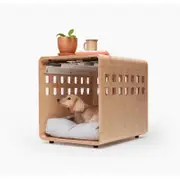 Luxury Handcrafted Bentwood Pet Crate