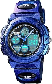 [Dayllon] Kid's Digital Watch Outdoor Sports 50M Waterproof Electronic Watches Alarm Clock 12/24 H Stopwatch Calendar Boy Girl Wristwatch