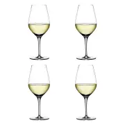 Authentis 4 Piece Crystal Wine Glass Set Size 480ml in White by Spiegelau