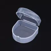 1pc dental box denture teeth storage case mouth guard container 6.4x6.5x3.5cm~'l