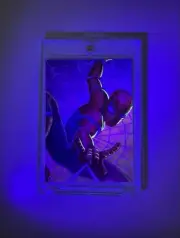 Marvel Spider-Man Artist Sketch Art Card Exclusive Glow Black Light Rare 1/1