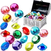 Diving Gems for Kids,Pool Sinking Toys Treasure Box Pool Toy - Diving Pool Toys, Dive Toys, Fake Gems for Home Decoration, Desktop, Vase Decoration, Fish Tank