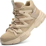 [Asiman] Steel Toe Shoes for Men Women Indestructible Lightweight Comfortable Safety Work Shoes Slip-resistant Composite Toe Construction Shoes