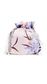 Rare Sold Out Zimmerman Silk FloralPouch Cross Body Hand Bag Bnwt