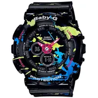 在飛比找PChome24h購物優惠-CASIO Baby-G 耀眼亮彩甜心運動休閒腕錶-BA-1