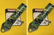 Camouflage 250 mm tow recovery straps x 2 CAMS race compliant Raceworks VPR-021C