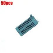 50Pcs Ic Test Socket Universal Zif Dip Tester 24 Pin New Ic ii