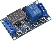 DC 6-30V Digital LED Relay Board Cycle Timing Circuit Switch Timer Delay Trigger Module Micro USB 5V