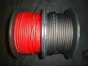 10 GAUGE SPEAKER WIRE 10 FT RED BLACK CABLE AWG STEREO CAR HOME MONSTER SUBS