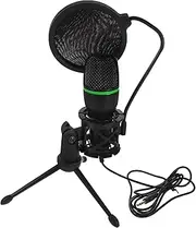 Generic 1 Set Condenser Microphone Gaming Microphone Mic for Laptop Microphone Kit Desktop Computer Mic Tabletop Mic Condenser Mic for Game Computer Condenser Mic USB Microphone