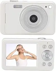 Zopsc 4K 64MP Digital Camera for Photograph, Auto Focusing Video Camera with 16x Digital Zoom, 2.8 Inch Display, LED Fill Light (White)