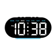 Digital Alarm Clock Temperature Display with Night Light LED Display Modern