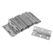 2.5 inches Long 6 Mounting Holes Stainless Steel Butt Hinges 20 Pcs (Pack6236