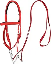 Horse Bridle | Adjustable Snaffle Noseband - Equine Snaffle Noseband, Adjustable Soft Lined Equestrian Browband for Outdoor Use