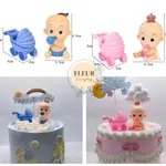 TOPPER BABY STROLLER CAKE TOPPER BABY BABY 滿月生日蛋糕蛋糕禮帽蛋糕撻一個月兒