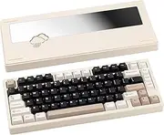 WOBKEY Rainy 75 Aluminium HMX/JWK Switches Mechanical Keyboard with Superior Acoustics, Wired, BT, 2.4G Wireless Connectivity (Standard - White)