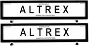 Number Plate Covers Euro Plates Black Clear One Pair 6NLE QLD VIC NSW TAS SA WA