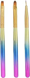 Nail Brush Set Nail Painting Drill Nylon Nail Art Tips Builder Brushes Kit for Home Nail Salon