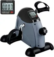 Mini Exercise Bike Under Desk Bike Pedal Exerciser Foot Cycle Arm & Leg Ped