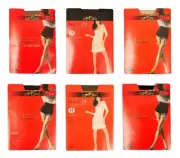 OMSA sheer stretch women's tights with cropped bodice and reinforced tips articl