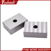 Findmall 2PC 123 Blocks Single 1/2" Hole Precision Ground Machinist Set Up Block
