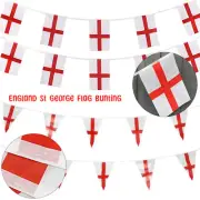 England Bunting Rectangle/Triangle Flag Banner 10M england Football EURO Sports