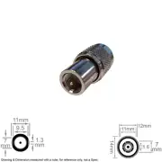 Coax RF Antenna Adapter Connector Converter FME Male TNC Male