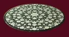 36" Marble Coffee Table Top Pietra Dura paua shell Floral Inlay Handicraft Art