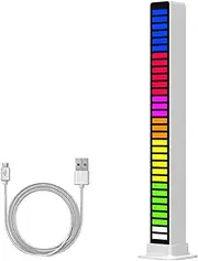 Pickup Rhythm Light, Voice-Activated LED Light , Perfect for Cars, Bar, Party, 32-bit Soft Light Design | Bright Colors, Add Joy to Games or Parties