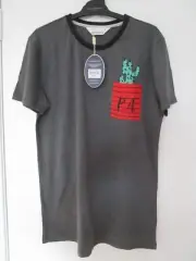 Mens Peter Alexander grey marle pj top tee Size M
