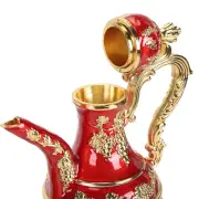 Generic Turkish Metal Tea Set Exquisite Turkish Coffee Pot Cup Set Vintage