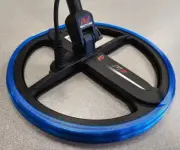 Minelab Manticore M9" Coil Bumper - Completely Contoured Rubber Guard. ~T-Blue