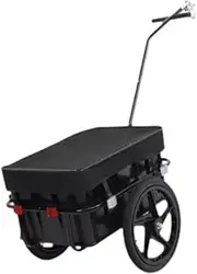 Bike Cargo Trailer, Bike Wagon Trailer, Removable Outdoor Wagon Carrier, Bicycle Cargo Carrier Bike Trailer Cart for Shopping