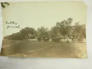Military Funeral Fort Apache, Arizona circa 1890's B&W Photo 4.25 x 6.5 Rare