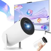 Mini Projector with Wifi 6 and Bluetooth, 4K 1080P Support Portable Projector...