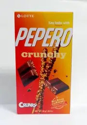 Lotte Pepero Crunchy Chocolate Stick Biscuits (12 Boxes X 39g)