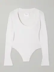 [Galvan] Galvan - Sasha Knitted Bodysuit - White - x large x large White