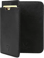 [Vaultskin] City Slim Bifold Leather Wallet with RFID Protection. Ultra Thin Front Pocket Card Holder