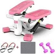 Aerobic Step,Adjustable Exercise Stepper,Gym Workout Equipment - Pink