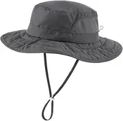 [Magracy] Kids Sun Hat UPF 50+ UV Protection Breathable Adjustable Bucket Hat with Straps Unisex