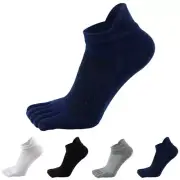 1 Pairs Mens Five Finger Toe Socks Cotton Ankle Casual Sports Low-Cut Breathe.