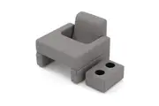 Costway 3PC Reading Pillow Set Lap Desk w/Coaster Back Cushion Wedge Pillow Bed Couch Floor Sitting up Gaming