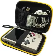 Hard Carrying Case for RG35XX Handheld Game Console, EVA Case Compatible with RG353VS Handheld Game Console and Accessories Multi-function Travel Storage Bag (black)