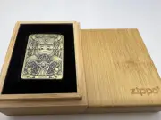 Zippo Lighter vintage Windproof Metal Kerosene Classic 3D Zodiac Series Taurus