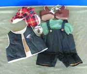 1985 Worlds of Wonder Teddy Ruxpin Bear Adventure Hiking Outfit
