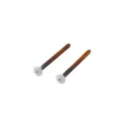Moen Escutcheon Screws Finish: Glacier White, 163W, OEM