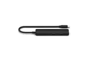 Satechi 4-In-1 Fast-Charging USB-C Slim Multiport Adapter - Black 100W